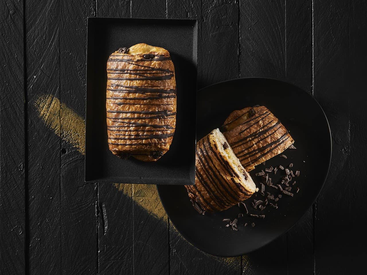 Schoko-Vanille-Croissant